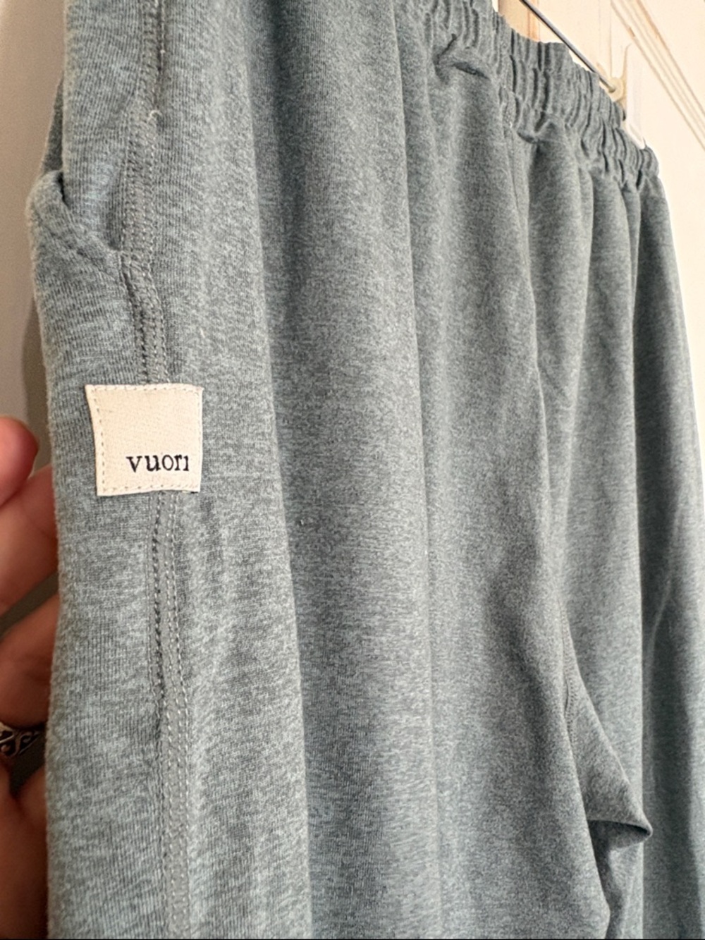 Vuori Women's Joggers Set in Slate Green - Picture 4 of 7